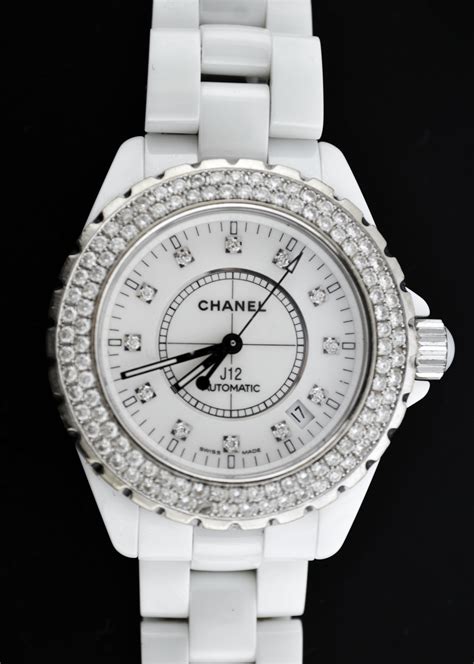 chanel boyfriend watch diamond|chanel j12 white watch price.